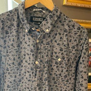 Floral LS Ezekiel Button Down Shirt - Size M